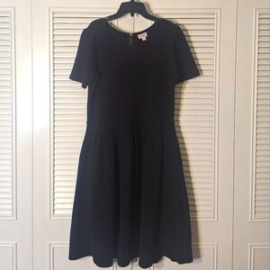 LuLaRoe Black Amelia Dress Size XL